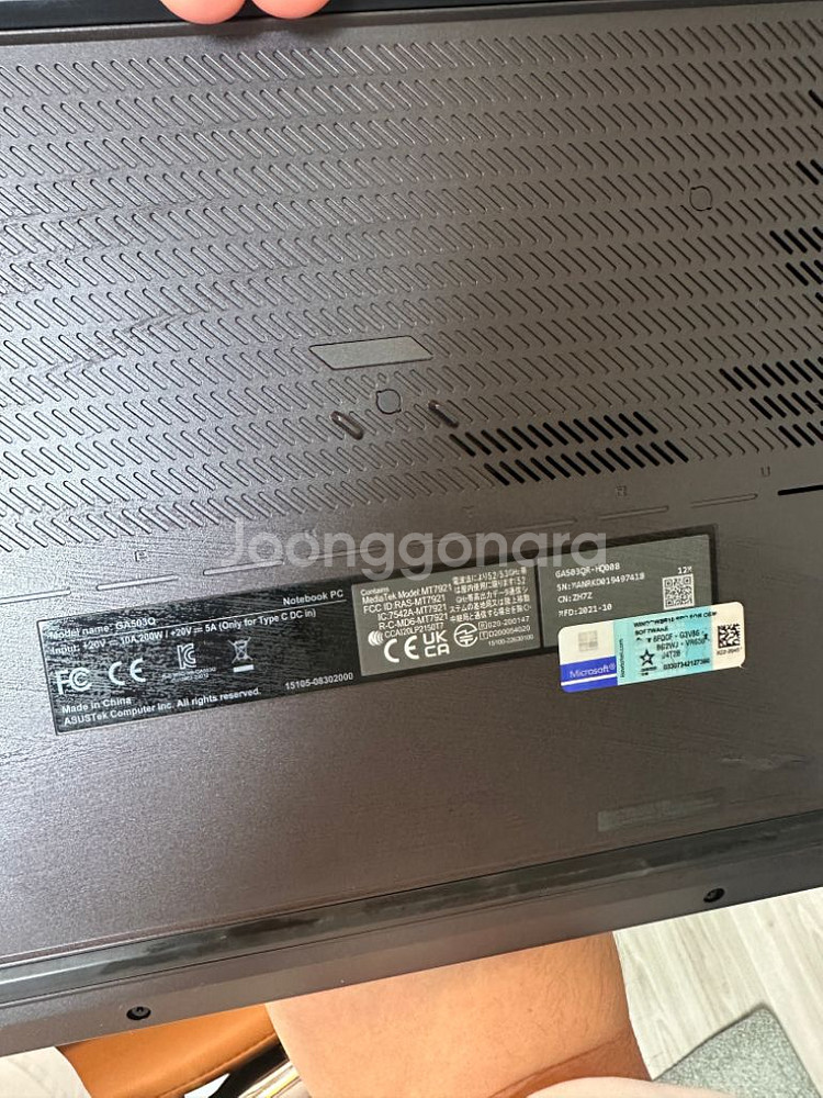 asus 제피러스 g15 고사양 노트북 ga503qr--4