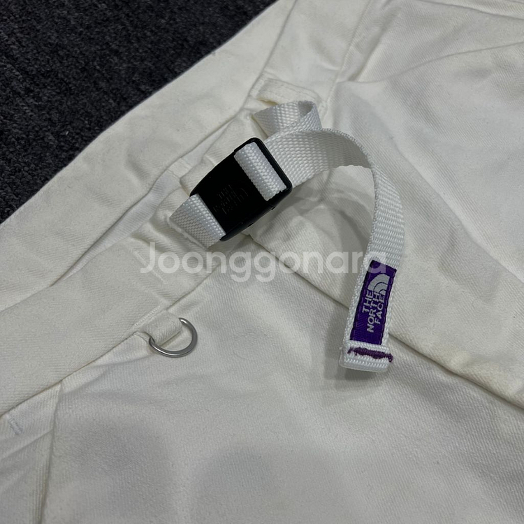 노스페이스 퍼플라벨 화이트 데님 팬츠--3