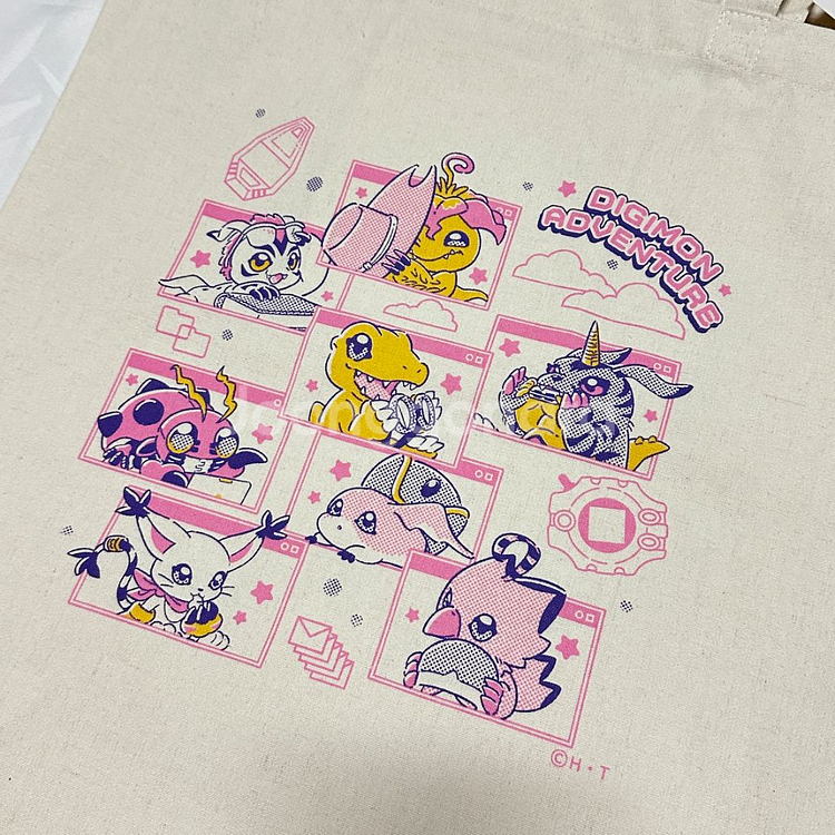 [새상품] 디지몬 에코백--2