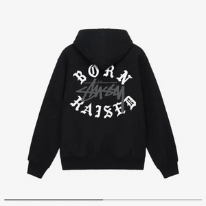 스투시 x 본앤레이즈드 후드 m 미착용새제품 판매합니다