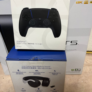 PS5 디스크에디션, 펄스3d 헤드셋 듀얼센스 블랙