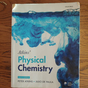 Atkins physical chemistry 9판