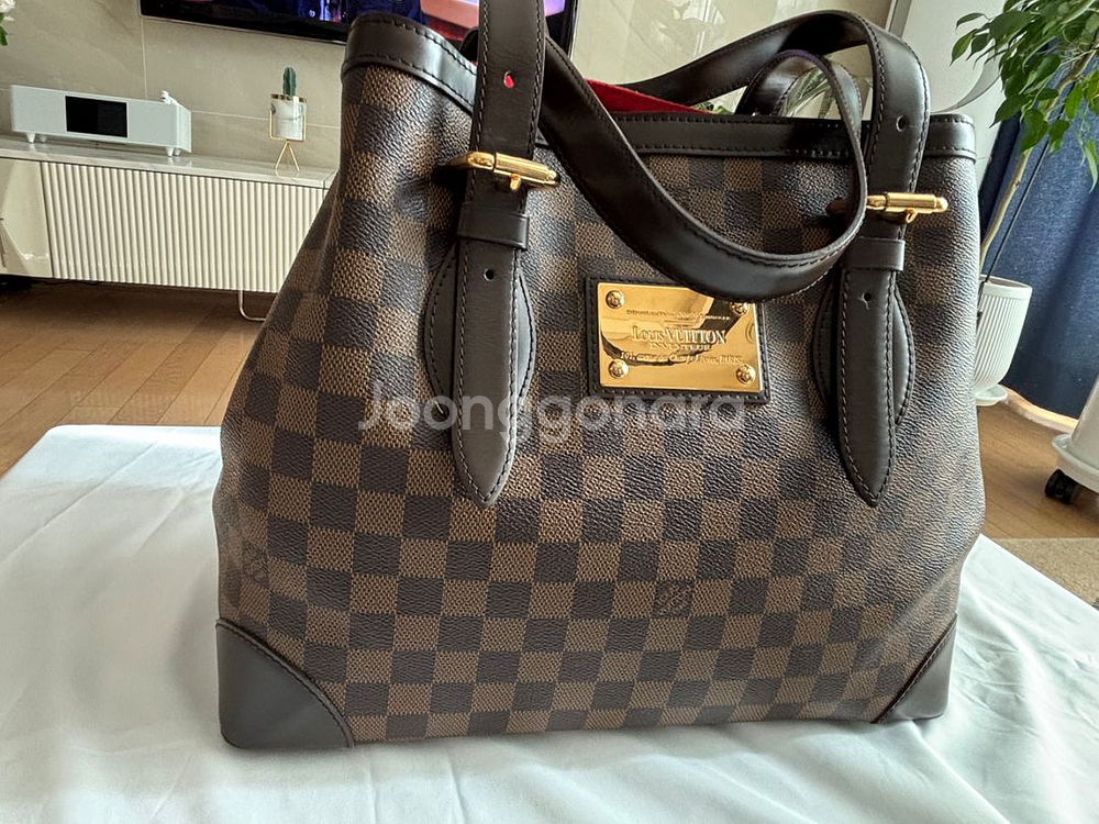 루이비통 다미에 햄스테드 GM 숄더백--3