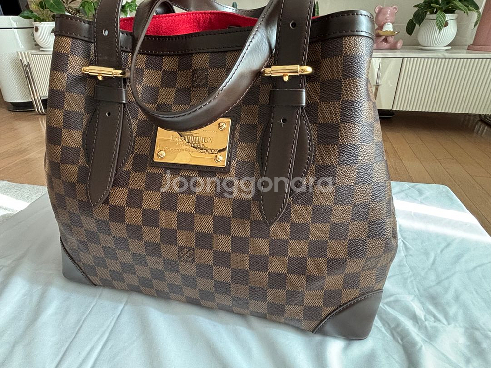 루이비통 다미에 햄스테드 GM 숄더백--2