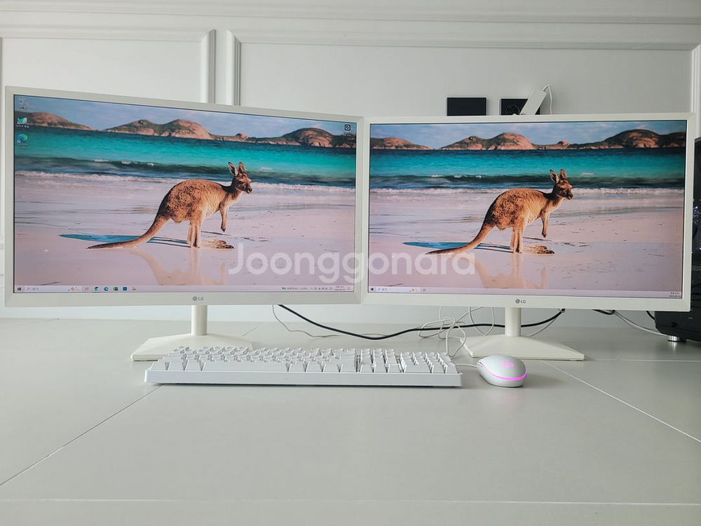 LG 27인치 화이트 27MN430HW 컴퓨터 모니터--2