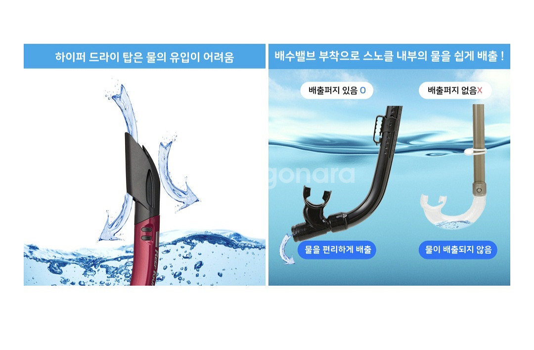 REEF TOURET 스노쿨링 마스크--9