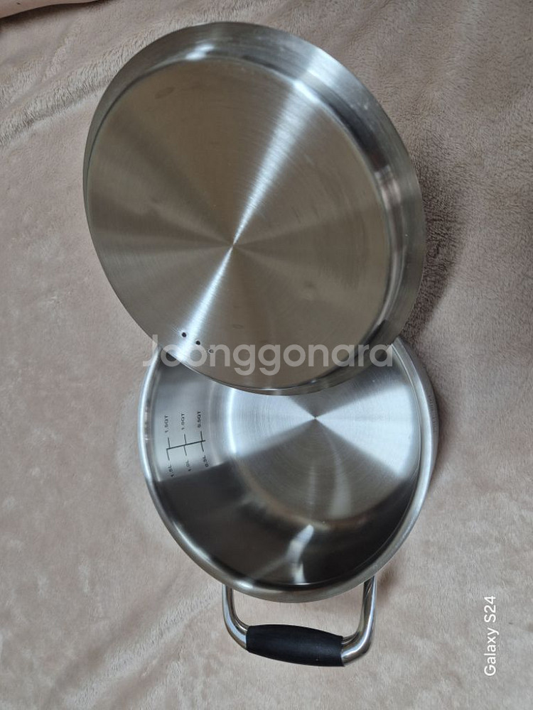 통3중 인덕션 스텐 18양수 냄비--5