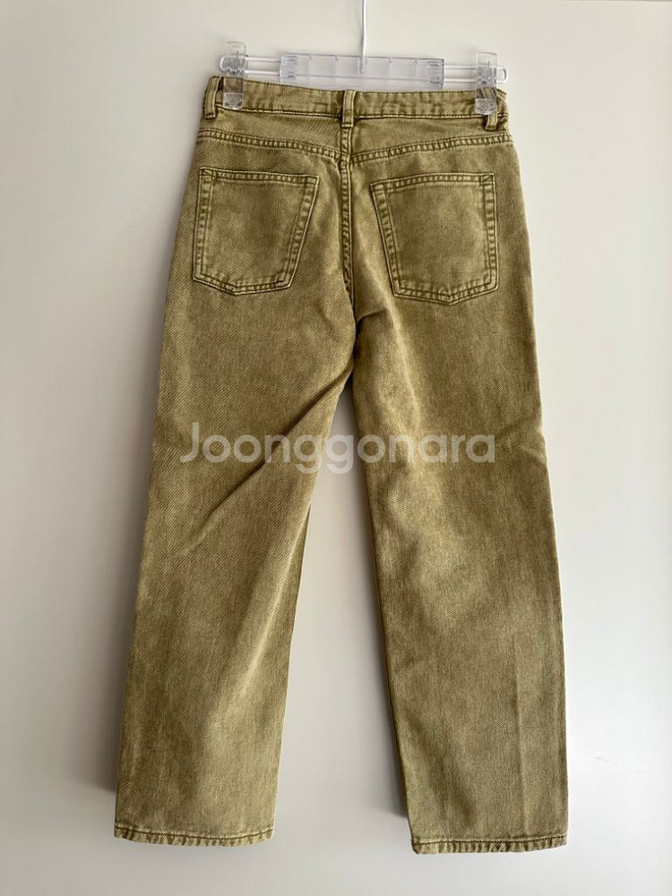 H&M 아동 허리조절 가능 면바지 8~9y--1