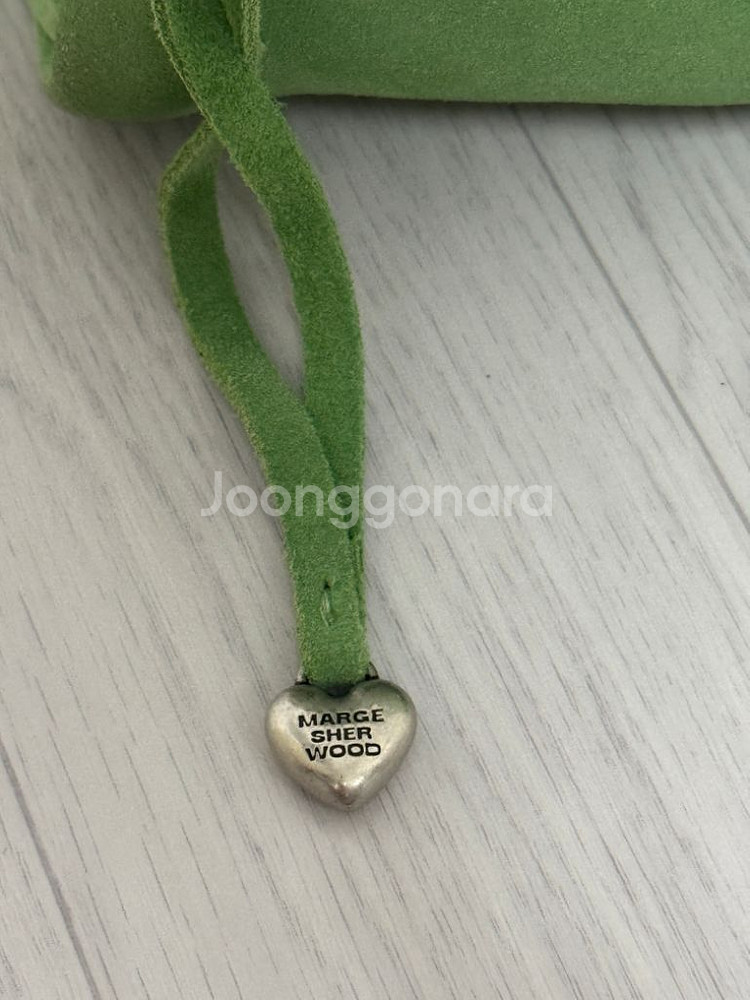 마지셔우드 볼링백 (green tea suede)--7