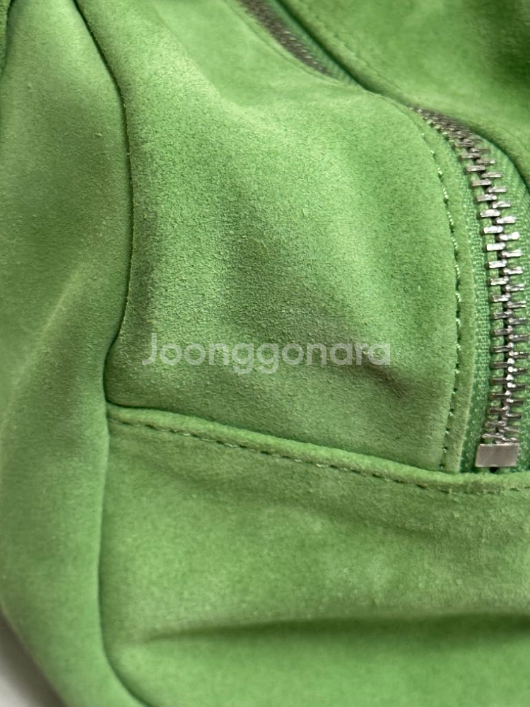 마지셔우드 볼링백 (green tea suede)--5