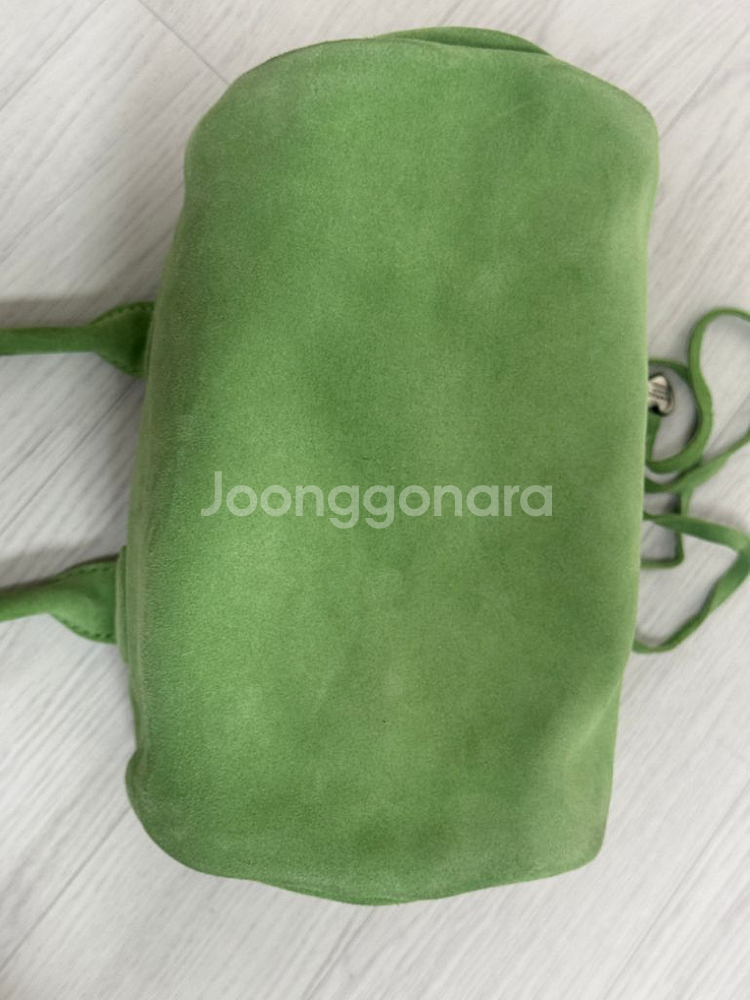마지셔우드 볼링백 (green tea suede)--6
