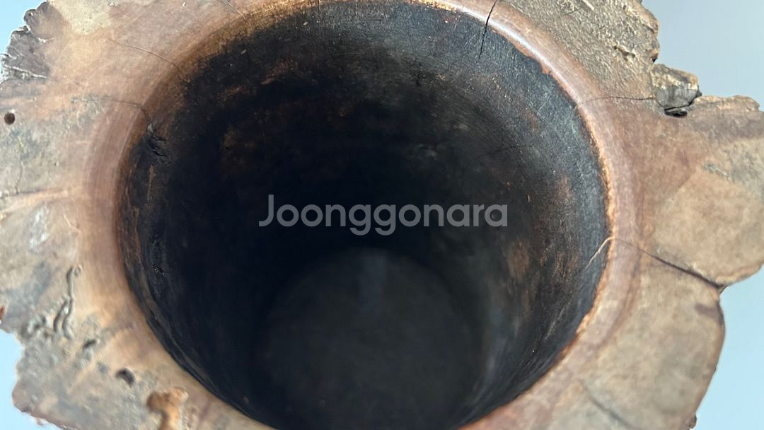 옹이가 자글자글한 화병 붓통--7