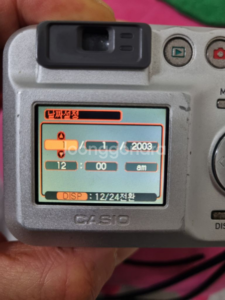 카시오 qv-r40 레트로 디카 빈티지 카메라--4