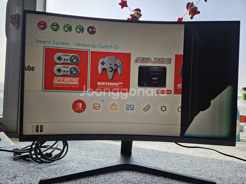 삼성 게이밍모니터 C27RG50 부품용 팝니다.--0