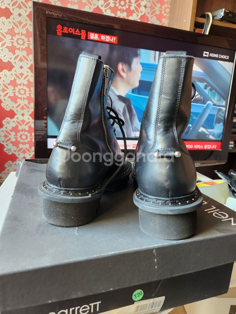 (새상품) 닐바렛 정품 남자워커부츠(255-260)--4