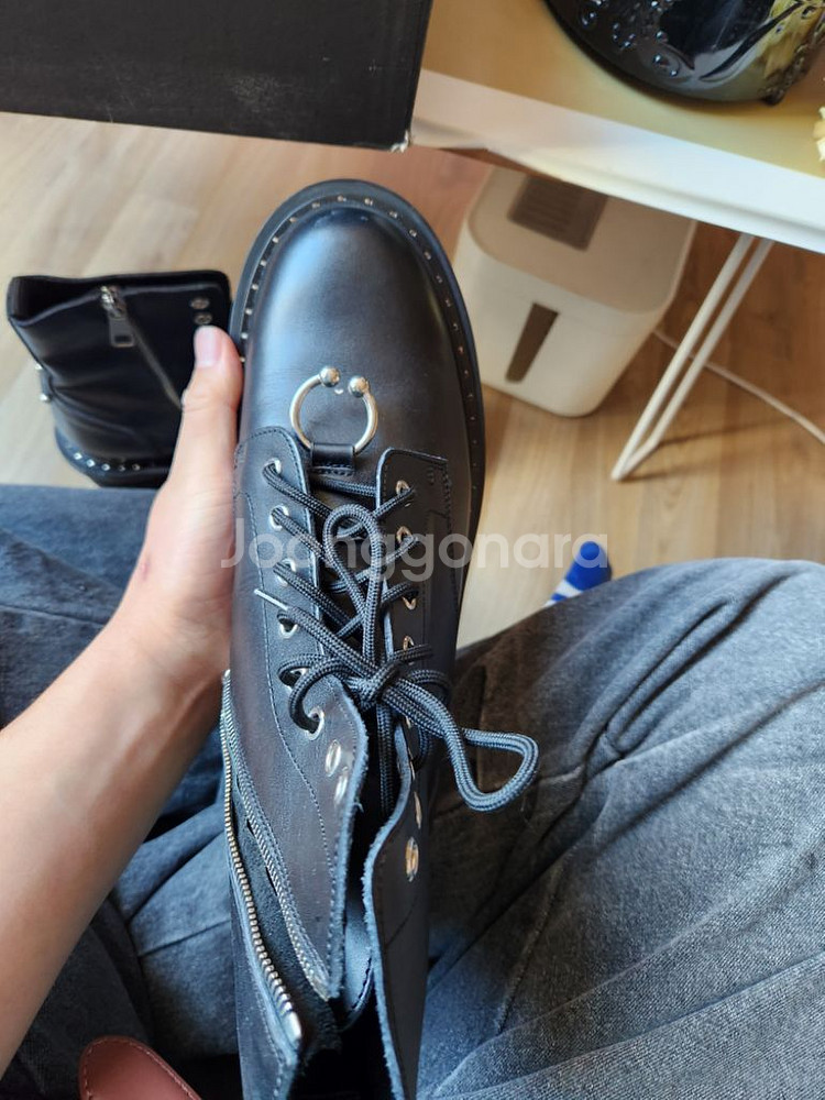(새상품) 닐바렛 정품 남자워커부츠(255-260)--5