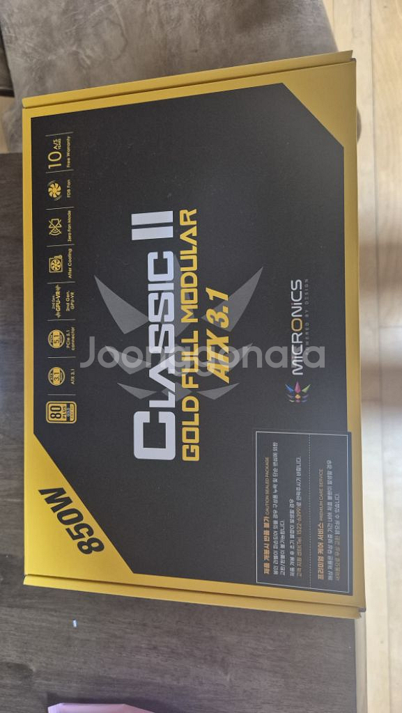 (미개봉)마이크로닉스 850W 골드 풀모듈러 판매--0