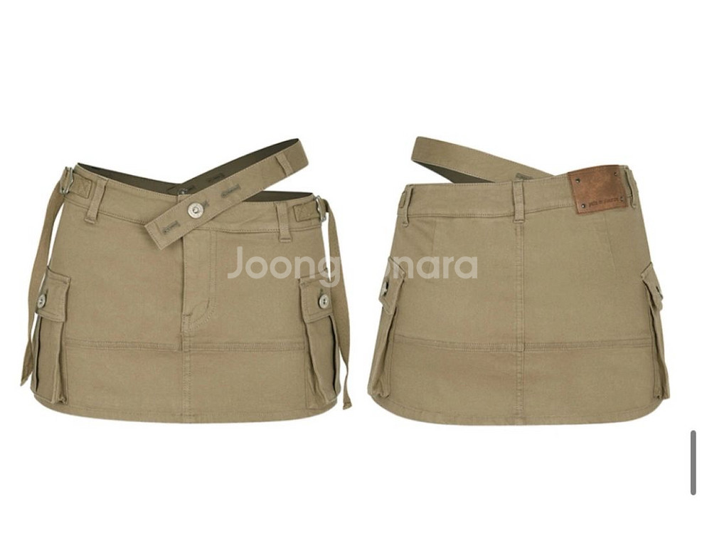 페인오어플레져 NIX MINI SKIRT khaki--5