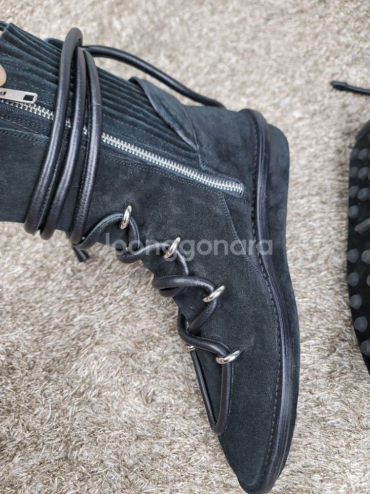 정품] Balenciaga 발렌시아가 스웨이드 부츠--5