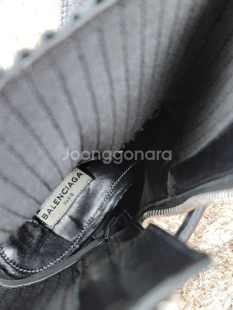 정품] Balenciaga 발렌시아가 스웨이드 부츠--8