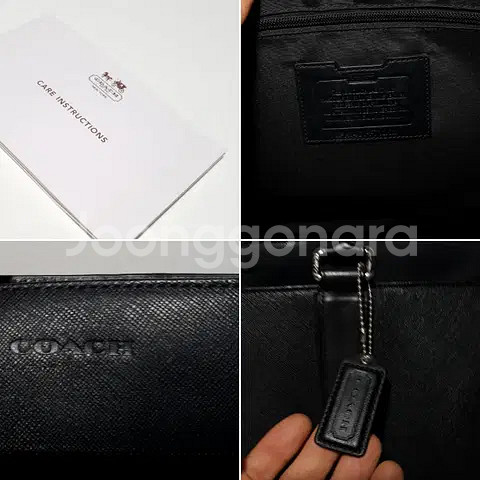 COACH 코치 명품 서류가방(사피아노가죽)--2