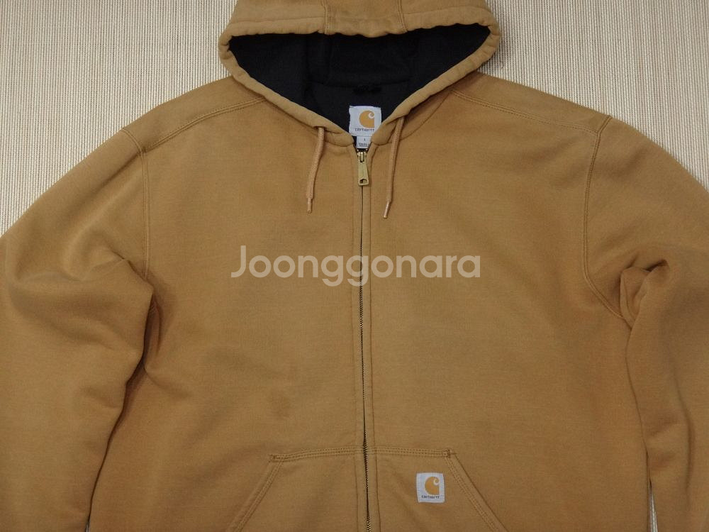 (110) 칼하트 CARHARTT 써멀후드집업 브라운--2