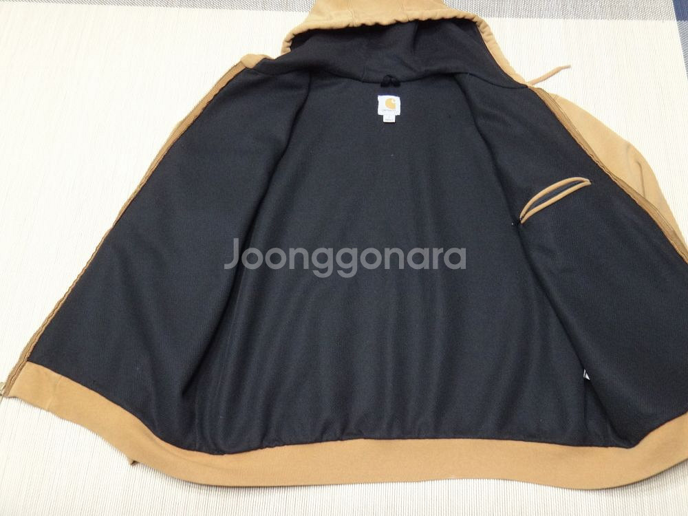 (110) 칼하트 CARHARTT 써멀후드집업 브라운--5