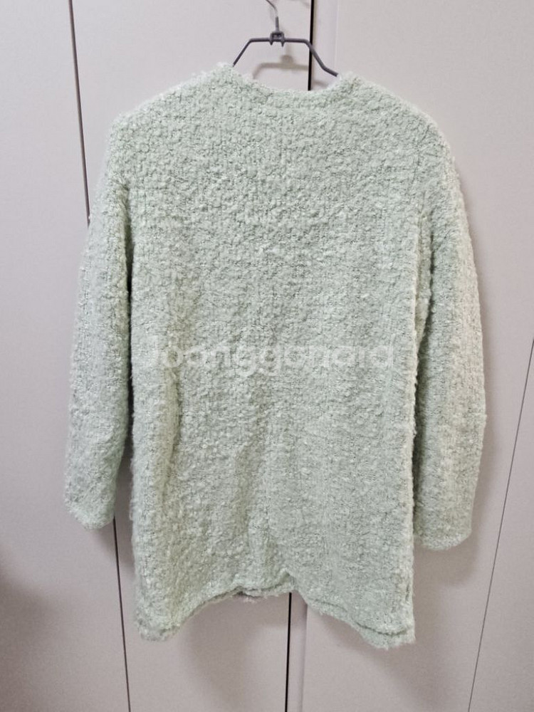 [ 옷정리 ] 스위트숲 민트 뽀글이 M 하프자켓 코트--1