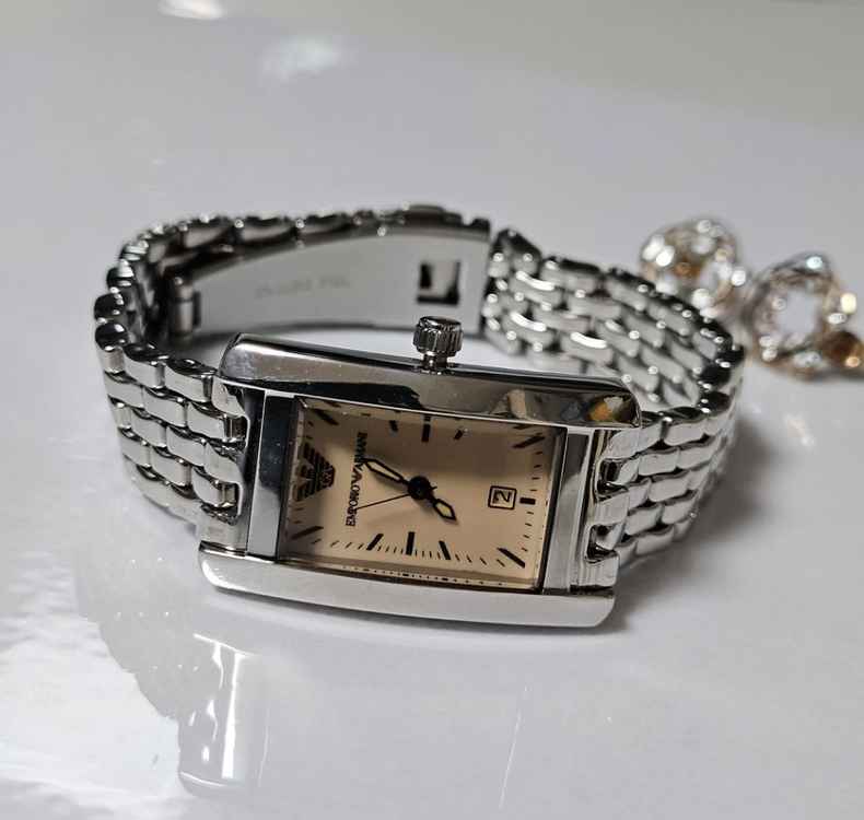 알마니 여성용 메탈 시계--1