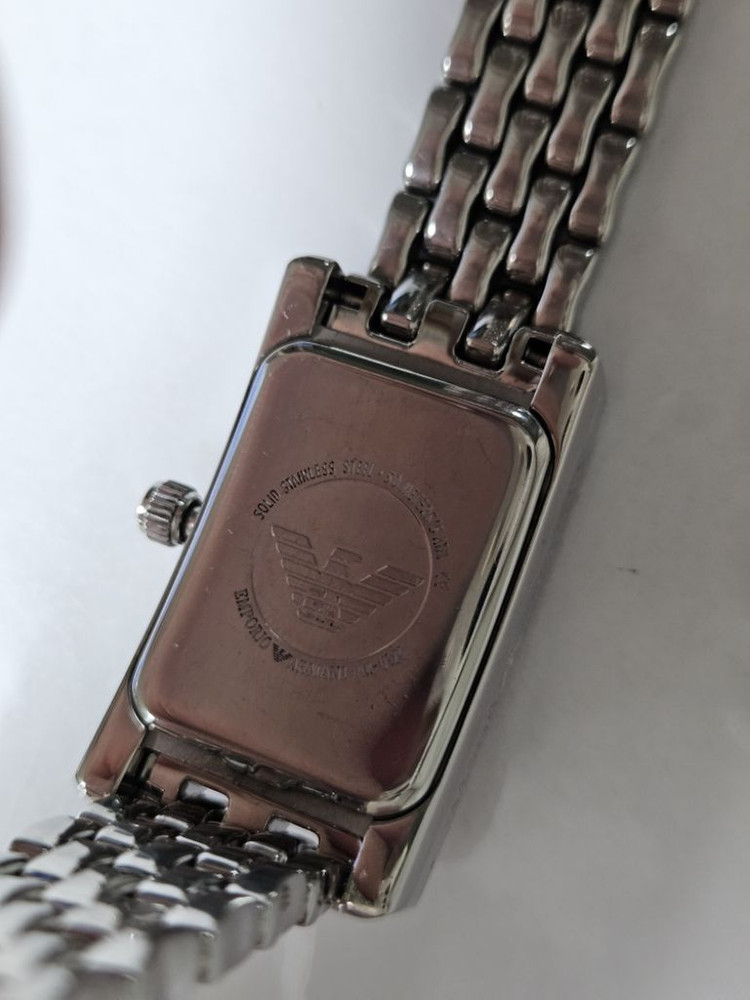 알마니 여성용 메탈 시계--5