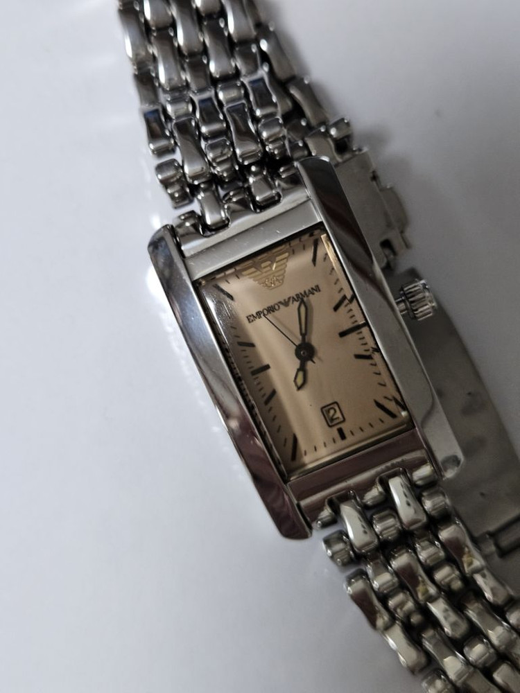 알마니 여성용 메탈 시계--6