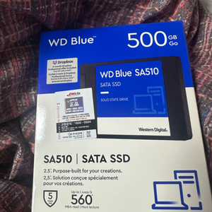 WD Blue SA510 500GB SSD 미개봉팝니다