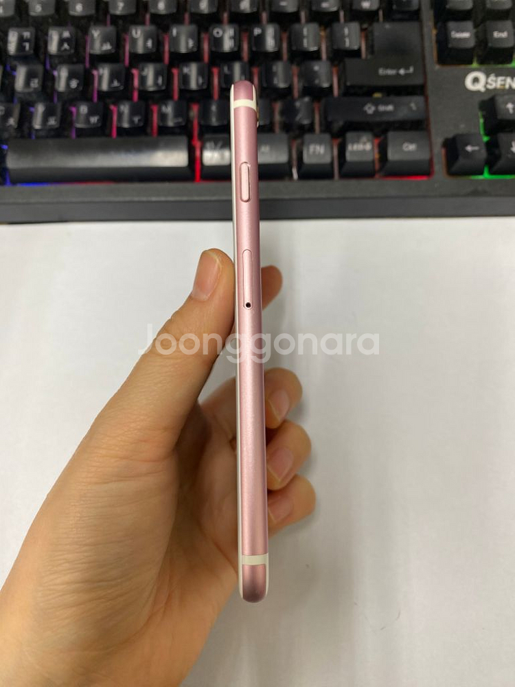 아이폰6S 로즈골드 A급 64GB 무잔상 배터리100--4