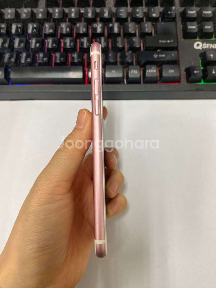 아이폰6S 로즈골드 A급 64GB 무잔상 배터리100--6