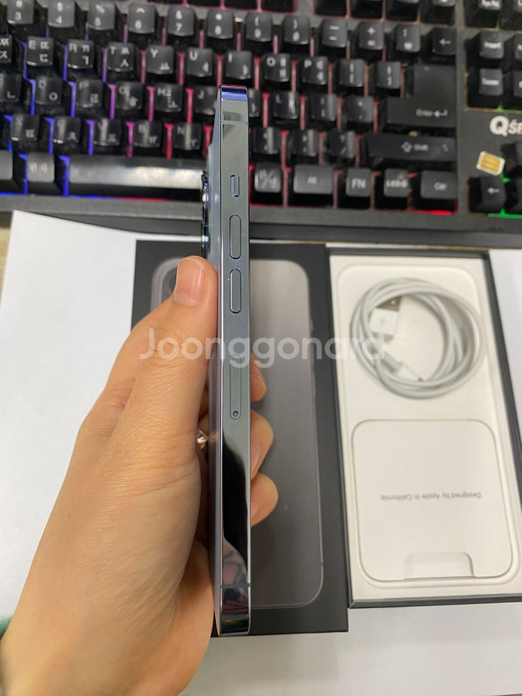 아이폰13프로 블루 SS급 256G 배터리100%--4