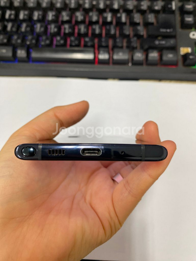 SK 갤럭시노트10 블랙 AA급 256G 무잔상--6