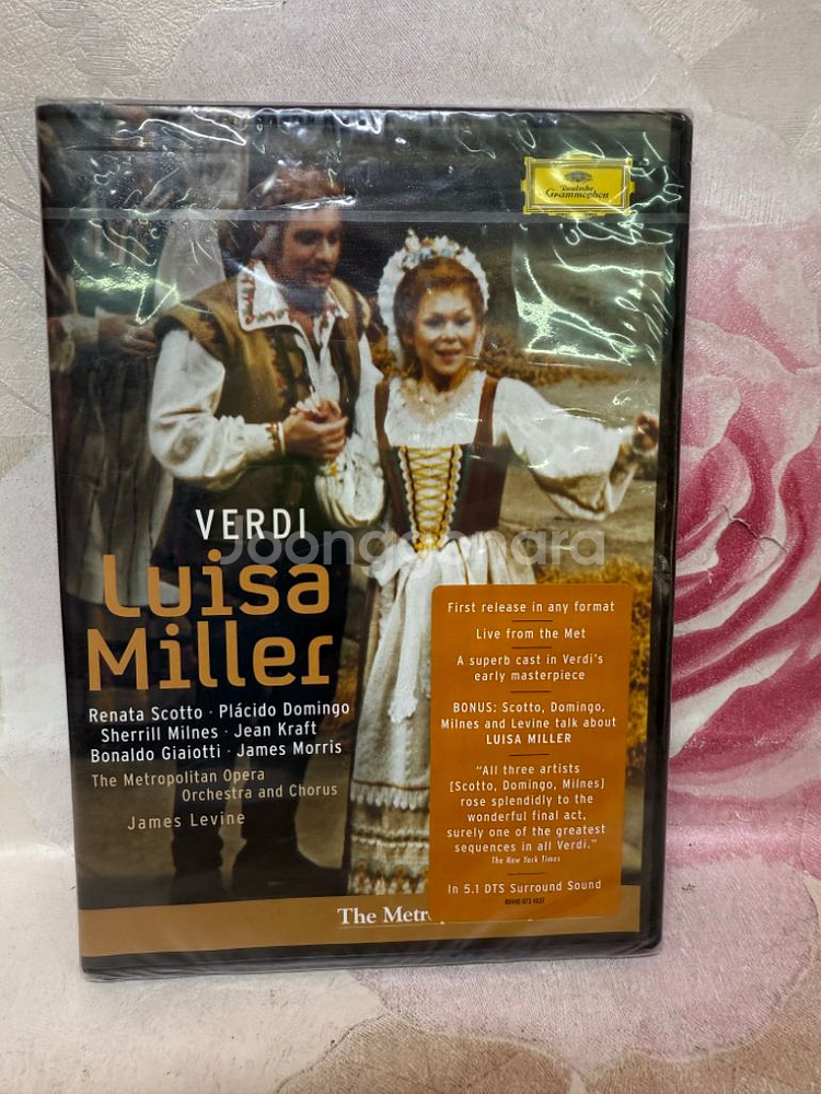 플라시도 도밍고,베르디: 루이자 밀러,미개봉DVD.20--0