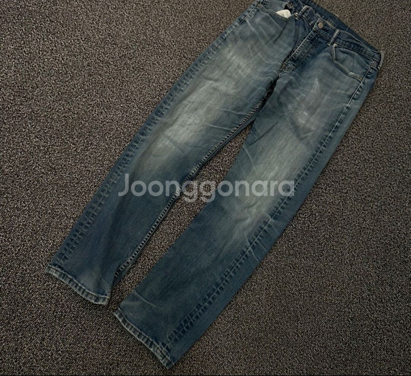 리바이스505 청바지 데님청바지 데님팬츠 32인치--0