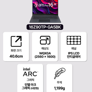 LG 2025 그램프로16 (16Z90TP-GA5CK)