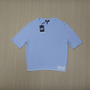 (XL) DKNY GOLF 여성 라운드 반팔 니트