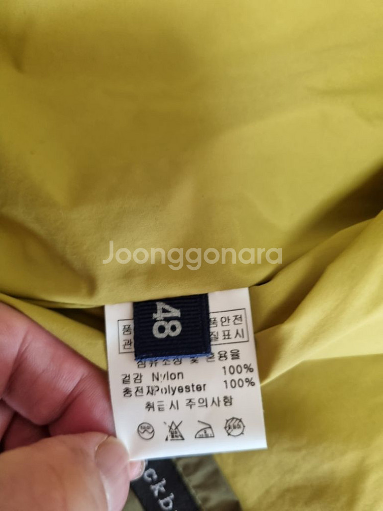 가로수길 편집샵 블랙브라운 패딩 베스트 48사이즈--4