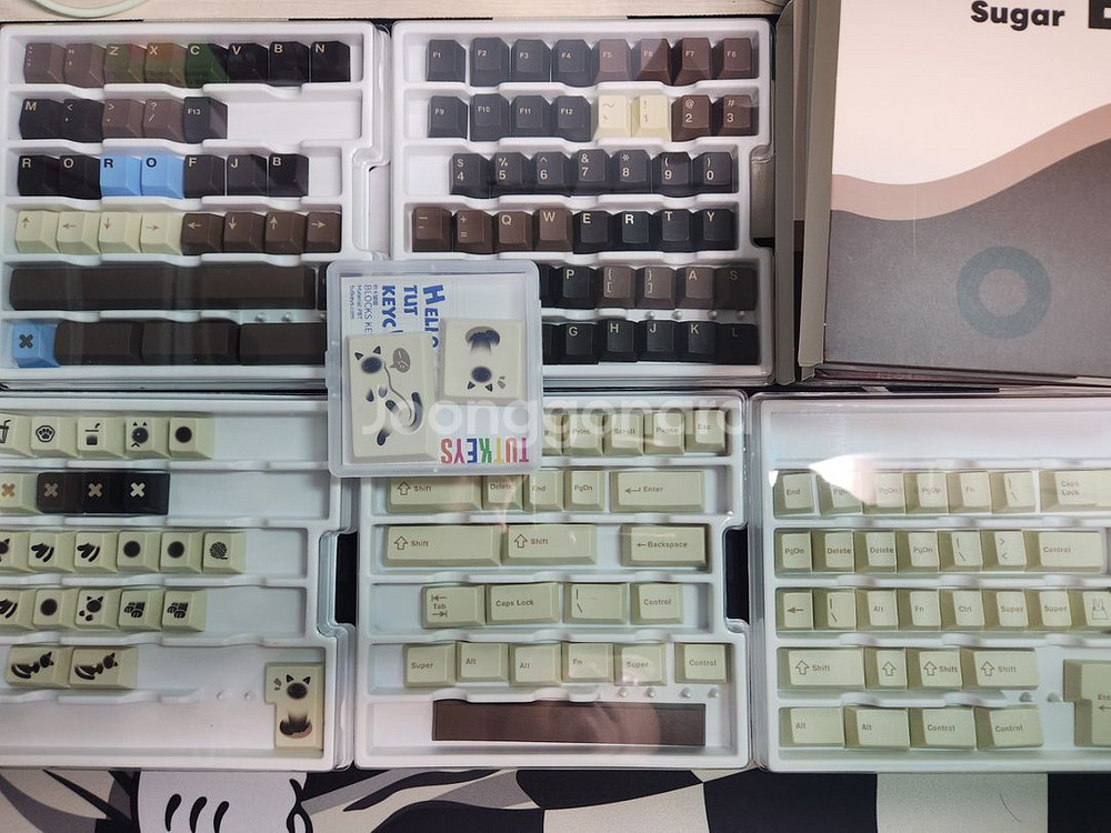 TUT BLACK SUGAR BOBO PBT 키캡 세트--1