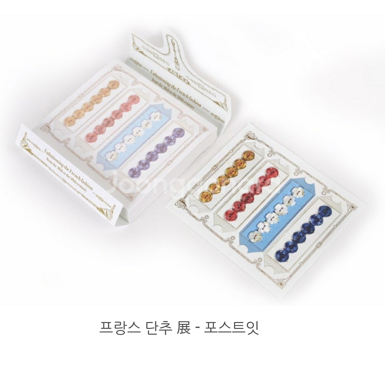 프랑스 근현대복식 단추로풀다 전시 굿즈 메모지--3