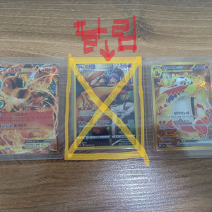 포켓몬카드 리자몽 Ex·라우드본 UR