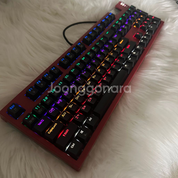 앱코해커 K660ARC레드 기계식키보드 게이밍--0