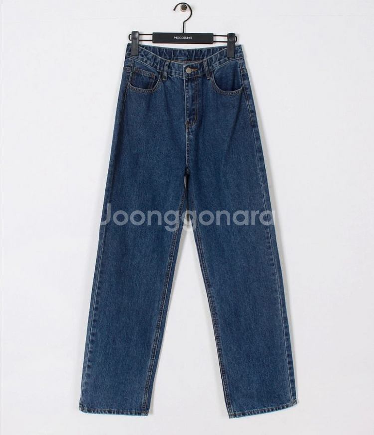 모코블링 히든밴딩 와이드데님(새상품)--1