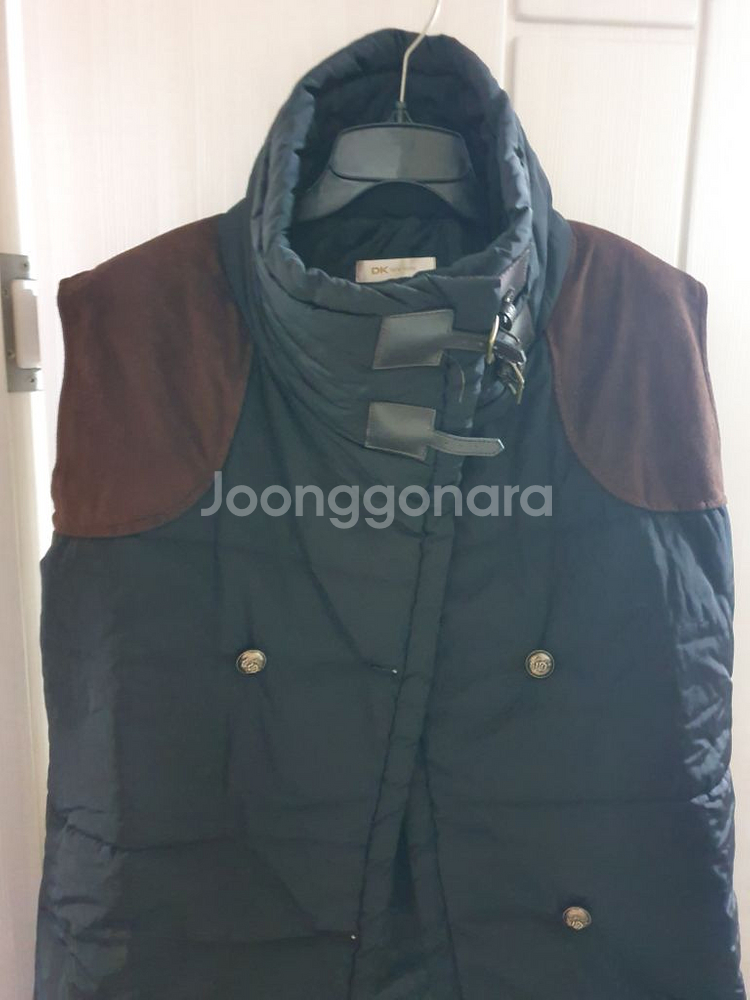 DK new York 하이넥 패딩 롱베스트 조끼--1