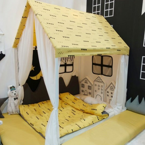 코지스토리 놀이 하우스 범퍼 침대 매트 악세사리 조명