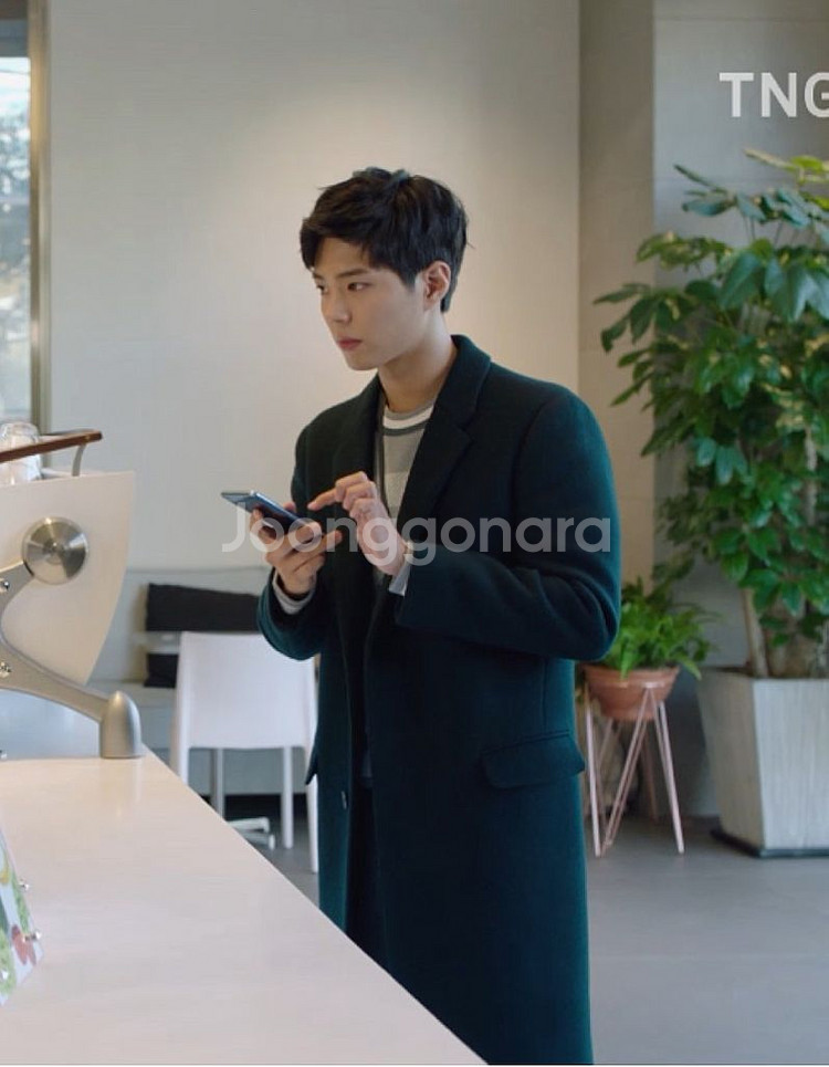 TNGT 박보검 코트 그린--0