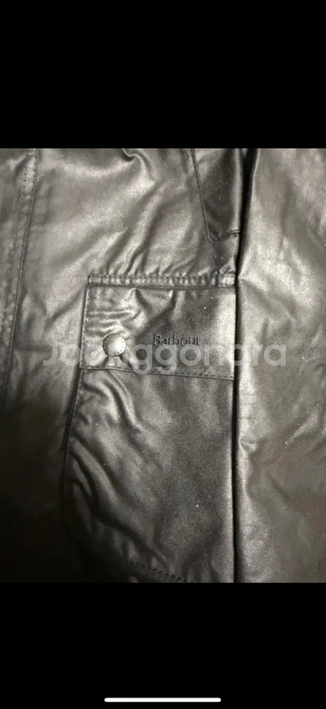 40) 바버 비데일 왁스 자켓 블랙 새상품 MWX001--5